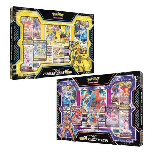 Box Pokemon Coleção De Batalha Deoxys Vmax E V-astro Copag